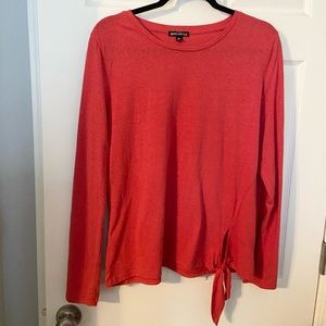 J Crew Mercantile Tie Long Sleeve Shirt